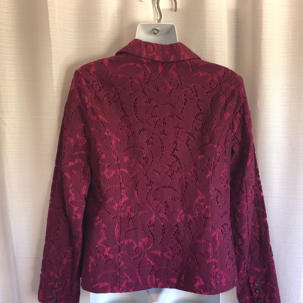 NWT CAbi Plumberry Blazer size 6 - Picture 6 of 8